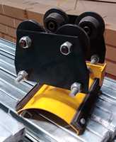 Grue à câble lourde SS avec moteur 5,5 kW, roue de 500 mm, vitesse 25 m/min, marque CMK, gestion de câbles industrielle, durable, OEM