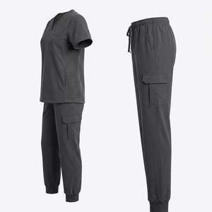 2026 Spandex Custom <b>Doctor</b> Scrubs Suit Hospital Uniforms Medical Nursing Uniform Jogger Nurse Custom Scrubs Uniforms <b>Sets</b> - Product Image 5