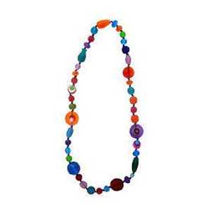 MOON RISE CRAFT Colgante de Resina Hecho a Mano de Lujo |   Collar Unisex Ecológico Plateado de Estilo Clásico con Diseño de Amor - Product Image 1