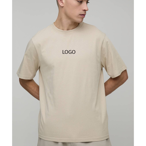 Camiseta Básica 2026 de Algodón 100% de Corte Regular y Manga Regular, Hombro Caído, Elástica, Cómoda, Anti-Pilling, 220g, Precio de Fábrica - Product Image 4