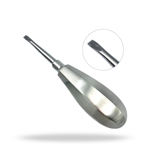 Elevador Dental Recto Manual de Acero Inoxidable de 4.5mm, Instrumento Quirúrgico Dental para Separación y Extracción de Dientes - Product Image 1