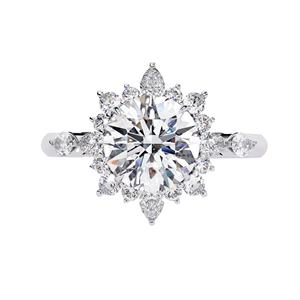 Anillo de Compromiso con Diamante Cultivado en Laboratorio de 1.50 Quilates con Certificación IGI, Joyería Nupcial Fina de Oro de 18K Personalizada de Lujo, Venta al por Mayor - Product Image 3