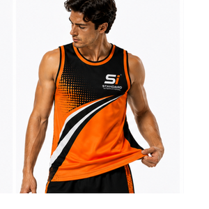 Standard International Unisex Sleeveless Basketball Jersey Heat-Transfer Printing Breathable Four-Way Stretch Eco-Friendly - Product Image 5