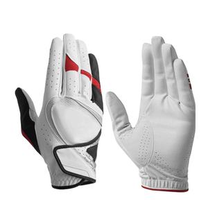 Gants de golf en cuir Cabretta imprimés sur mesure, à doigts entiers, avec protection UV, antidérapants et imperméables, unisexes, pour usage sportif - Product Image 1