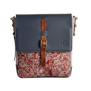 Sac bandoulière en cuir véritable à rabat motifé, sacoche pour ordinateur portable, grande capacité, léger, pour les voyages et l'usage quotidien - Product Image 6