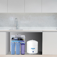 Système d'osmose inverse sous évier électrique pour usage domestique, 5 étapes, filtre à eau RO 50/75/100 GPD, durée de vie du filtre de 36 mois
