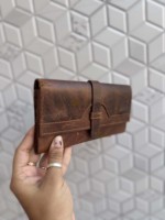 Dompet Clutch Kulit Asli Berkualitas Tinggi 2026, Tas Selempang Bergaya untuk Wanita, Penggunaan Sehari-hari, Dompet dengan Patch Barat