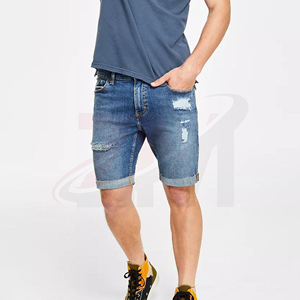 Custom Men Regular Fit Plain Denim Shorts Premium <b>Jean</b> Shorts Wholesale Factory Production Summer Style 100% Cotton - Product Image 2