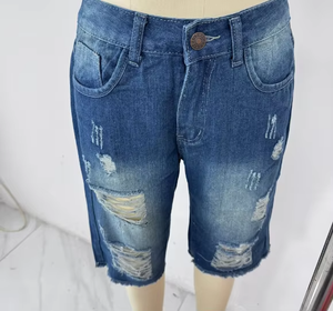 Pantalones Cortos de Lona Vaquera para Hombre de Alta Calidad, 100% Algodón, Casuales, Holgados, de Verano, Color Marrón, Cintura Elástica, Servicio OEM - Product Image 4