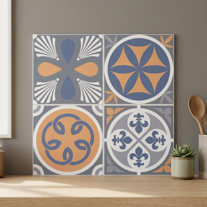 400x400mm Carreau de céramique marocain rustique Carreau décoratif 40x40cm Carreaux de sol en céramique - Product Image 1