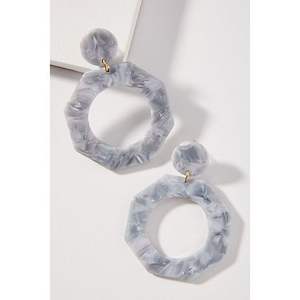 Boucles d'oreilles de créateur de luxe faites à la main pour femme, accessoires de mode en résine, pour soirée, durables, légères, en cristal, fabriquées en Inde - Product Image 6