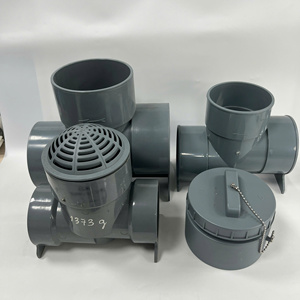 Connecteur en T de tuyau en PVC de haute qualité avec capuchon d'extrémité et couvercle de crépine pour système de drainage OEM/ODM usine en gros Vietnam - Product Image 6