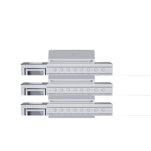 Griglia BBQ da Esterno a 8 Bruciatori in Acciaio Inox 304 per Alimenti, Accensione Elettronica con Ruote Universali, Grande per Uso Esterno - Product Image 3