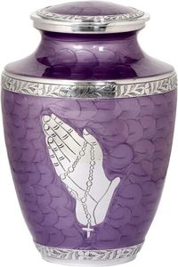 Urnes funéraires en laiton pour adultes, urnes artisanales pour cendres d'hommes et de femmes, urnes décoratives, urnes funéraires - Product Image 5