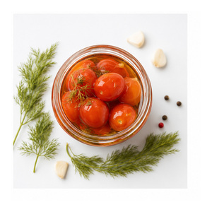 Made In Vietnam Competitive Price Whole <b>Pickled</b> Cherry Tomato/Whole <b>Pickled</b> Baby Tomato <b>Packed</b> in 720ml Mason Jar - Product Image 1