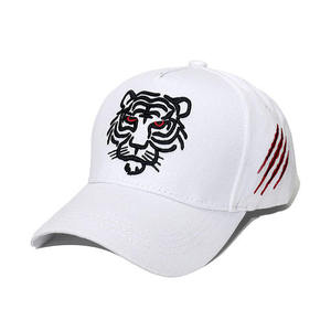 Gorra de Béisbol de 6 Paneles Personalizada al por Mayor de Alta Calidad, Gorras de Pesca con Bordado de Cabeza de Tigre, Gorra Trucker - Product Image 3
