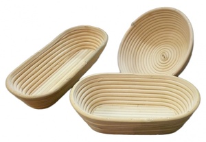 Non Stick Proofing <b>Basket</b> Handmade Natural Cane Dough Rising <b>Basket</b> for Artisan <b>Bread</b> Baking Vietnam Supplier - Product Image 3