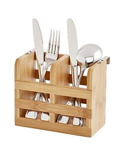 Modern dining accessories counter top storage rack kitchen space <b>organiser</b> flatware storage solution <b>cutlery</b> holder box kitchen - Product Image 1