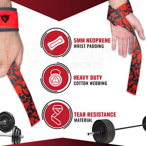 Sangles de levage durables pour équipement de fitness avec un design confortable et une prise en main optimale, idéales pour les séances d'entraînement quotidiennes - Product Image 3