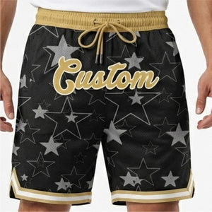Shorts de sport décontractés pour hommes en toile respirante à séchage rapide, style hip-hop, 100 % coton, vente en gros - Product Image 3