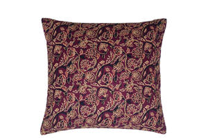 Housse de coussin carrée fonctionnelle 100 % coton, faite à la main, imprimé floral tie-dye, style bohème campagnard, écologique et lavable - Product Image 3