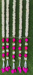 Jasmine avec guirlandes en bois Sola pour la décoration intérieure et extérieure décoration pour Haldi Mehndi Sangeet et guirlandes d'événement - Product Image 4