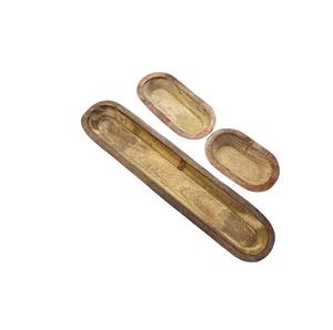 ชุดชามใส่เทียนไม้ 3 ใบ งานแฮนด์เมด ผิวเรียบขัดเงา สไตล์เรียบง่าย - Product Image 1