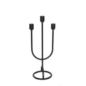 Portavelas de metal negro con forma de serpiente, decoración artística para frascos de velas de mármol, decoración de mesa - Product Image 4