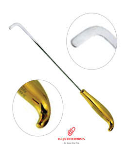 Disector de Senos Angulado Tebbetts con Eje Maleable, Espátula Angulada Tipo Palo de Hockey, Instrumento Quirúrgico para Cirugía Plástica - Product Image 4