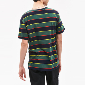 เสื้อยืดผู้ชายทรงหลวมผ้าโพลีเอสเตอร์/คอตตอนถักคุณภาพสูง ลุควินเทจซันเฟด ซักแบบวินเทจ พร้อมโลโก้พิมพ์ตามสั่ง - Product Image 5