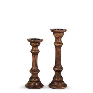 Portavelas de Madera Atemporal, Elegante Accesorio Decorativo Rústico Hecho a Mano, Centro de Mesa Acogedor para Comedor, Decoración de Interiores - Product Image 1