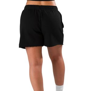 Womens Black Cotton Gymwear <b>Shorts</b> Elastic Waist Casual Workout Fitness Training <b>Lounge</b> Activewear Summer Comfort Wear - Product Image 2
