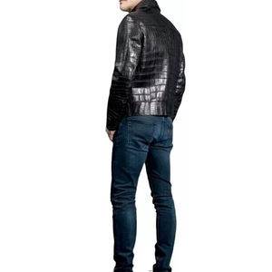 Chaqueta Bomber Unisex de Invierno, Transpirable, de Poliéster Negro, con Cuello Alto, Logotipo Frontal, Estilo Urbano, de Primera Calidad - Product Image 4