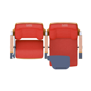 Chaise d'auditorium conçue avec un mécanisme de siège relevable pour une disposition en rangée qui permet de gagner de l'espace et une accès facile - Product Image 3