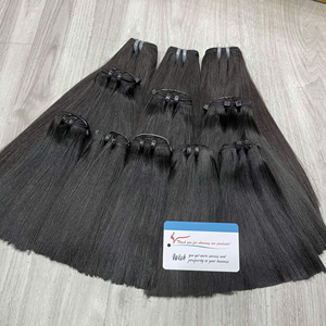Extensiones de Cabello Humano Virgen Vietnamita con Textura Natural, Liso, Negro Azabache, Envío Directo - Product Image 3