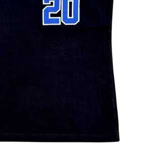 T-shirt Premium Zeta Phi Beta en Jersey Noir avec Broderie Bleue Lettres Grecques pour Femme Coupe Sportive Tenue Décontractée - Product Image 5
