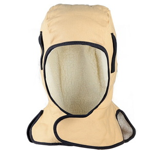 Casque de soudage en cuir de qualité supérieure, protection thermique pour le travail industriel, capuche de protection en cuir - Product Image 1