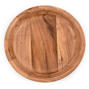 Salade en bois bol à fruits fabriqué à la main bol en bois rond polyvalent pour hôtels restaurants nourriture pop-corn approvisionnement d'usine utilisation durable - Product Image 2