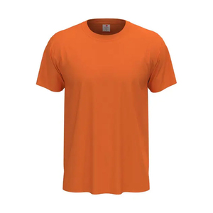 Camiseta de Hombre Ligera 100% Algodón, Cuello Redondo, Corte Regular, Color Sólido, Esencial para el Guardarropa de Verano, Manga Corta, Transpirable y de Secado Rápido, en Oferta - Product Image 1