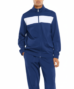 ชุดวอร์มผู้ชายแบบกำหนดเอง เสื้อฮู้ดดี้และกางเกงจ็อกเกอร์ ผ้าโพลีเอสเตอร์ผสมคอตตอน ทรงโอเวอร์ไซส์ คุณภาพพรีเมียม ผลิตแบบ OEM ขายส่ง เสื้อผ้าสตรีทแวร์แนวอเมริกัน - Product Image 1