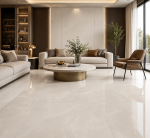 กระเบื้องปูพื้นพอร์ซเลนเคลือบเงาขนาด 60x60 ซม. ลายหินอ่อน สำหรับตกแต่งภายใน หรูหรา ขนาด 600x600 มม. - Product Image 6
