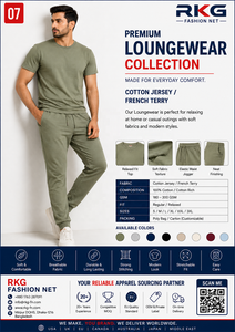 <b>Men's</b> Casual Style Woven Cotton Pant <b>Pajamas</b> Long Sleeve <b>Top</b> Breathable Yarn Dyed Fabric Pockets 100% Cotton Solid Pattern - Product Image 2