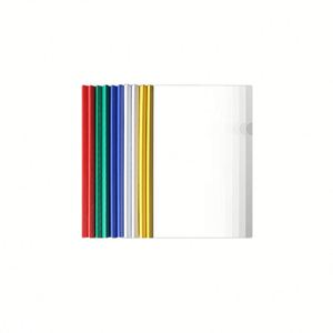 A4 Sliding Bar PP Clear Thick Document <b>Folder</b> With Large Capacity <b>for</b> <b>School</b> and Office - Product Image 1