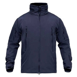 Chaqueta cortavientos impermeable para hombre, para uso en exteriores, diseñada para resistir la lluvia, la nieve, el aire frío y condiciones de viento fuerte. - Product Image 1