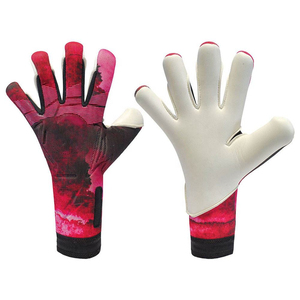 Gants de gardien de but en cuir de haute qualité professionnels, respirants, antidérapants, ajustables, avec protection des doigts - Product Image 2