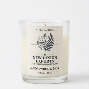 High-<b>End</b> Scented Glass Votive – Premium White Floral & Fig Scent – MOQ 100 - Product Image 1
