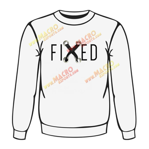 Invierno liso Regular Fit cuello redondo hombres sudadera alto contraste diseño personalizado sudaderas manga regular sudaderas - Product Image 2