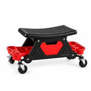Taburete Rodante para Mecánico, Asiento Móvil para Detallado de Autos con Almacenamiento de Herramientas para Reparación de Autos, Lavado de Autos y Pulido - Product Image 1