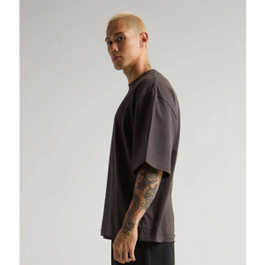 T-shirt formel pour homme, surdimensionné, à motifs, 300 GSM, manches courtes, col rond, jersey tricoté, écologique, séchage rapide, respirant - Product Image 2