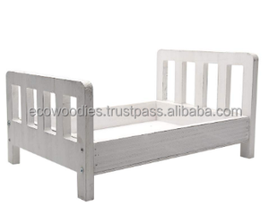 Cuna de Madera Maciza Hecha a Mano, Ecológica, Estilo Europeo Simple, Accesorio de Fotografía para Recién Nacidos, Mueble para Dormitorio Infantil - Product Image 6